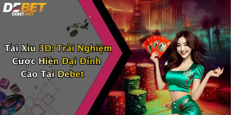 Tài Xỉu 3D: Trải Nghiệm Cược Hiện Đại Đỉnh Cao Tại Debet 1 Tài Xỉu 3D: Trải Nghiệm Cược Hiện Đại Đỉnh Cao Tại Debet